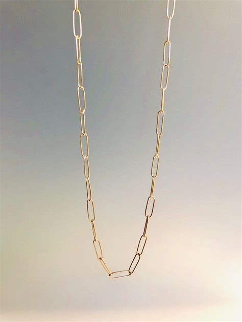 etsy gold chain necklace|handmade gold chain necklace.